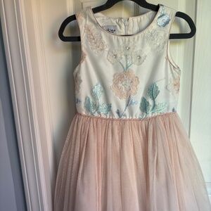 Girls Pippa and Julie Pink Tulle Dress